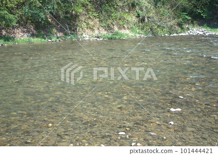 The Yamada River flowing through the Kamise district of Fuchu-cho, Toyama City, Toyama Prefecture The Yamada River flowing through the Kamise district of Fuchu-cho, Toyama City, Toyama Prefecture 101444421