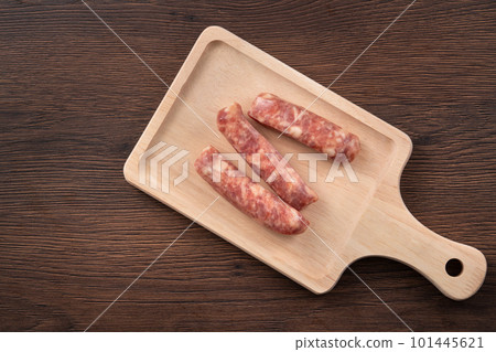 香腸 蒜味香腸 蒜 生的 raw sausage ナマソーセージ 101445621