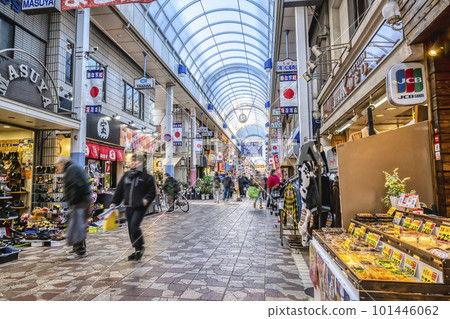 Yokohama cityscape Yokohamabashi Shopping District 101446062