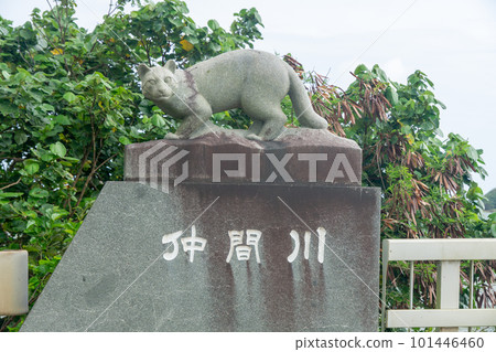 Iriomote Island Nakama Bridge Iriomote Wildcat Statue 101446460