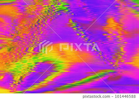 Motion Glitch Multicolored Distorted textured psychedelic background 101446588