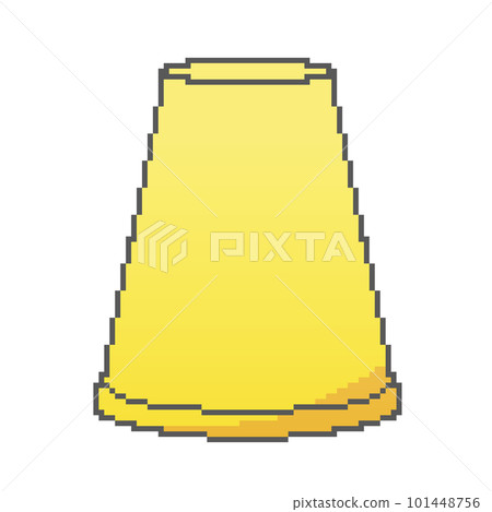 圓點圖_倒立紙杯（黃色） 101448756