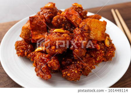 Gangjeong Chicken with Mala Sauce Gangjeong Chicken with Mala Sauce 101449114