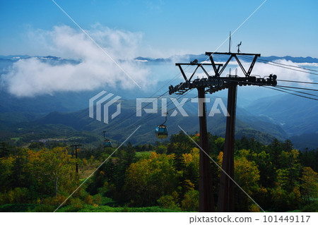 秋天從禦岳索道山頂站望向山腳 秋天從禦岳索道山頂站望向山腳 101449117