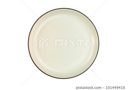 Empty brown ceramic dish. 101449410