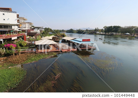 River Kwai in Kanchanaburi, Thailand 101449448