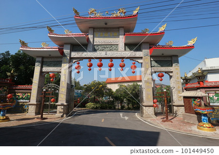 China Gate in Kanchanaburi, Thailand China Gate in Kanchanaburi, Thailand 101449450