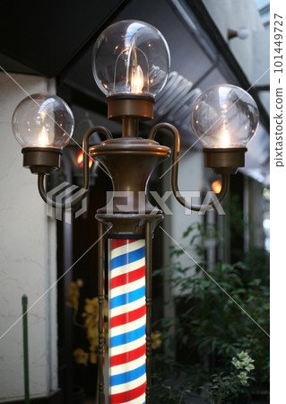 barber pole sign barber pole sign 101449727