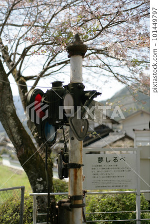retro train signal retro train signal 101449797