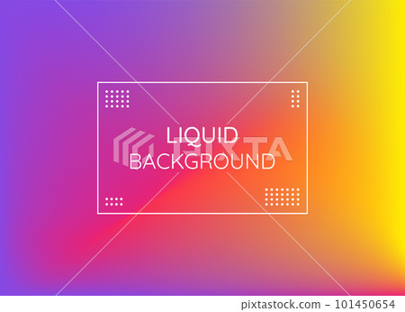 Modern abstract fluid bright background. 101450654