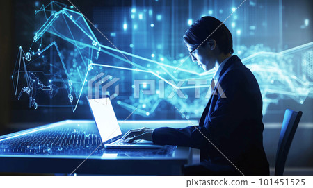 商業網絡背景素材 商業網絡背景素材 101451525