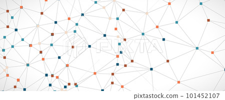 Neural network concept. Connected cells with links. High technology process. Abstract background Neural network concept. Connected cells with links. High technology process. Abstract background 101452107