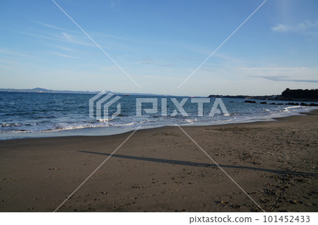 沙灘上的各種痕跡 沙灘上的各種痕跡 101452433