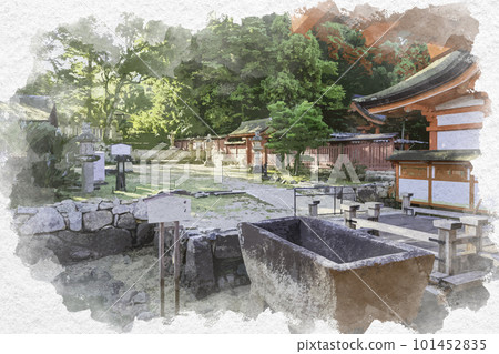 水彩風格宮島嚴島神社轄區廣島縣廿日市市 水彩風格宮島嚴島神社轄區廣島縣廿日市市 101452835