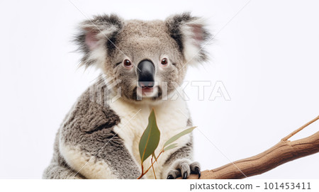 Koala on white background Koala on white background 101453411