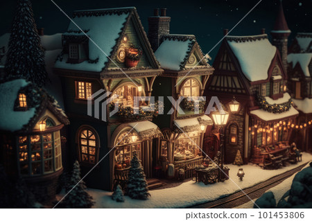 fantasy christmas village 101453806