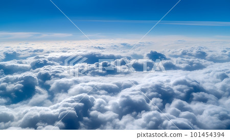 從飛機人工智能生成的圖像中看到的雲 101454394