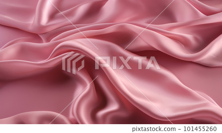 Smooth and Soft pink Satin Silk Background. Generative AI Smooth and Soft pink Satin Silk Background. Generative AI 101455260