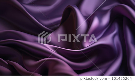 Smooth and Soft purple Satin Silk Background. Generative AI Smooth and Soft purple Satin Silk Background. Generative AI 101455264