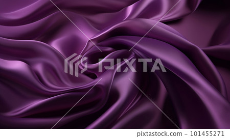 Smooth and Soft purple Satin Silk Background. Generative AI 101455271