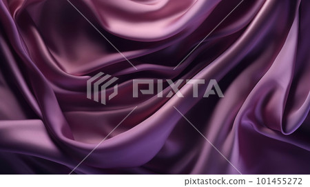 Smooth and Soft purple Satin Silk Background. Generative AI Smooth and Soft purple Satin Silk Background. Generative AI 101455272