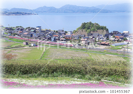 特快八雲運行的中海線沿線風景(插圖風格) 特快八雲運行的中海線沿線風景(插圖風格) 101455367