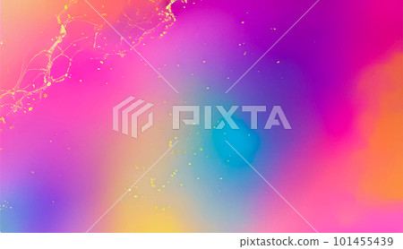 Rainbow colors abstract background with gold dust, veins or cracks. Vivid colorful banner template of dream concept on sweet content. Cute cartoon girly backdrop. Bright multi colored sky with stars Rainbow colors abstract background with gold dust, veins or cracks. Vivid colorful banner template of dream concept on sweet content. Cute cartoon girly backdrop. Bright multi colored sky with stars 101455439
