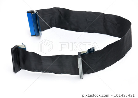 IDE cable for computer on a white background 101455451