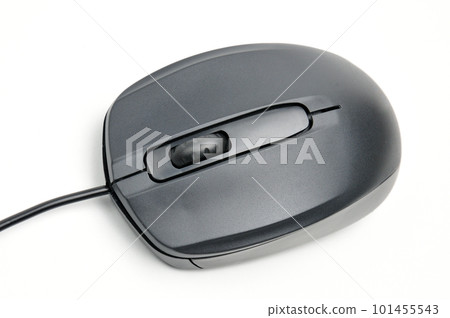 Computer mouse for issuing commands and controlling applications on a white background 101455543