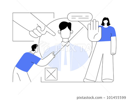 Cancel culture abstract concept vector illustration. Cancel culture abstract concept vector illustration. 101455599