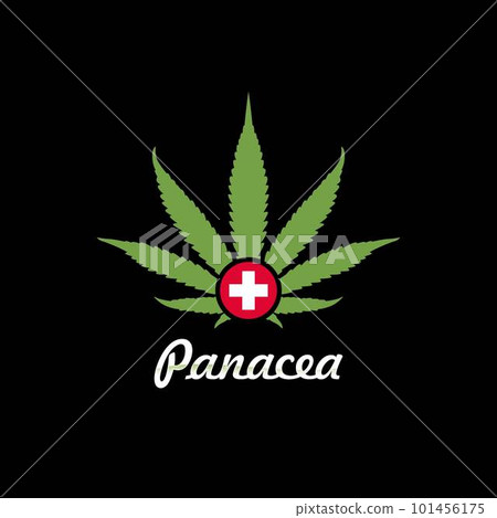 cannabis, leaf, logo 101456175