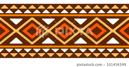 African seamless pattern. Hand stamp printing. Ethnic folk texture. African seamless pattern. Hand stamp printing. Ethnic folk texture. 101456399