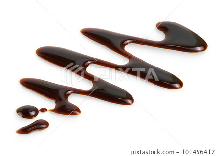 Balsamic vinegar isolated on white background with full depth of field. 101456417