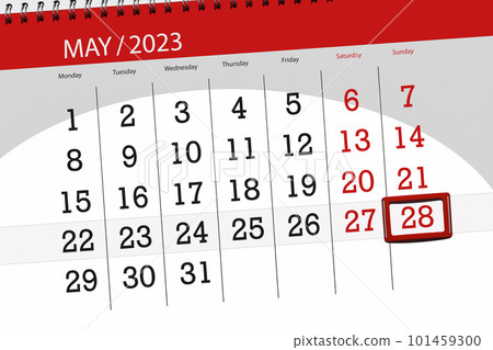 Calendar 2023, deadline, day, month, page, organizer, date, May, sunday, number 28 Calendar 2023, deadline, day, month, page, organizer, date, May, sunday, number 28 101459300