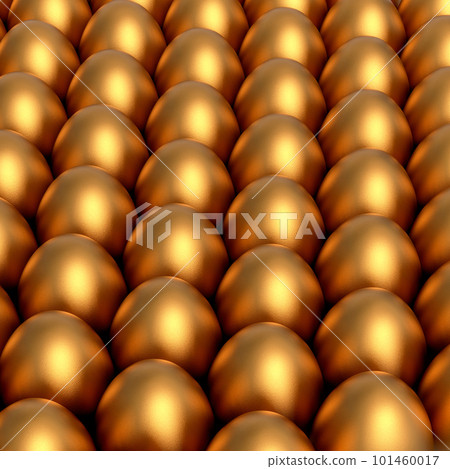Heap of farm raw organic gold chicken eggs, abstract background Heap of farm raw organic gold chicken eggs, abstract background 101460017