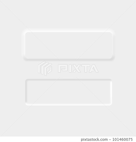 neumorphism style. UI/UX user interface button. Vector illustration. neumorphism style. UI/UX user interface button. Vector illustration. 101460075