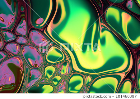 Molten, Fluid Metallic Texture Molten, Fluid Metallic Texture 101460397