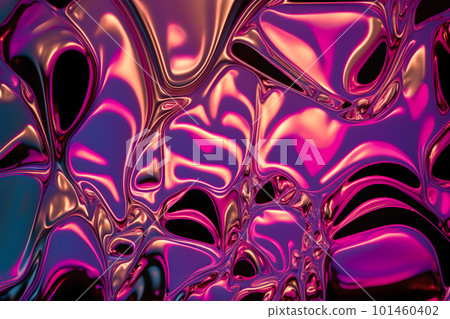 Molten, Fluid Metallic Texture Molten, Fluid Metallic Texture 101460402