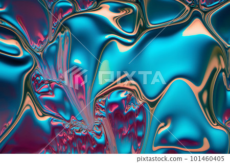 Molten, Fluid Metallic Texture Molten, Fluid Metallic Texture 101460405