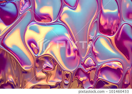 Molten, Fluid Metallic Texture Molten, Fluid Metallic Texture 101460433
