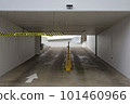 A typical parking garage entrance with height showing 101460966