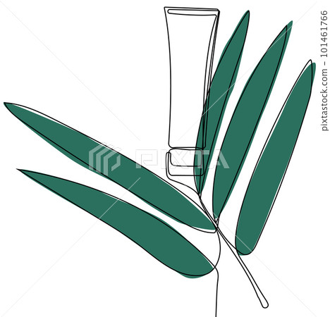 Skin care concept. Landing page template. Morning routine. Bath time. Organic products for scrubbing and body skin care with natural herbal skin care products, top view. Vector illustration Skin care concept. Landing page template. Morning routine. Bath time. Organic products for scrubbing and body skin care with natural herbal skin care products, top view. Vector illustration 101461766