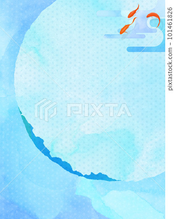 清涼夏日日式背景 101461826