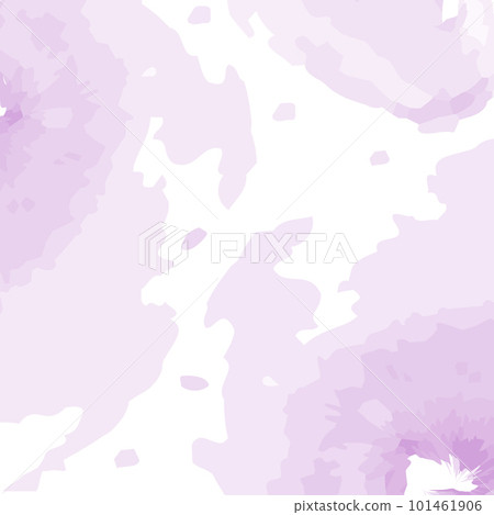 Abstract Frame of spots in trendy spring purple shades in a watercolor manner. Background texture 101461906