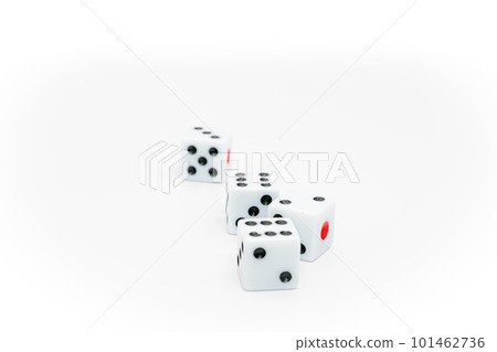 dice with white background dice with white background 101462736
