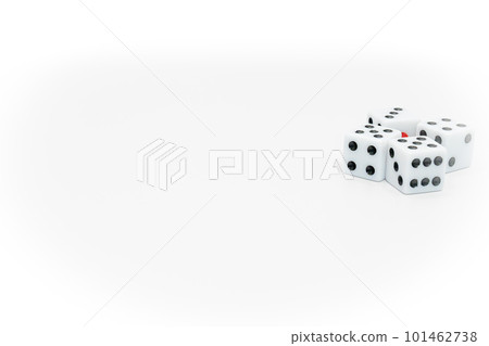 dice with white background dice with white background 101462738