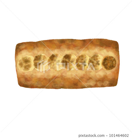 hand drawn illustration of banana cake hand drawn illustration of banana cake 101464602