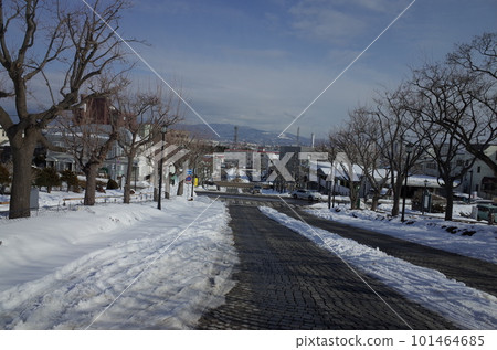 Scenery of Motoizaka in winter_Hakodate Scenery of Motoizaka in winter_Hakodate 101464685