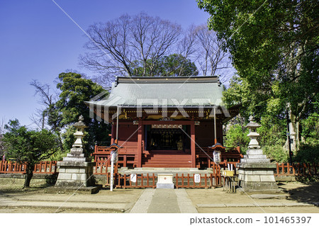 Kawagoe City: Site of the Ninomaru area of Kawagoe Castle. Miyoshino Shrine, the shrine associated with the children's song "Touryanse". 101465397