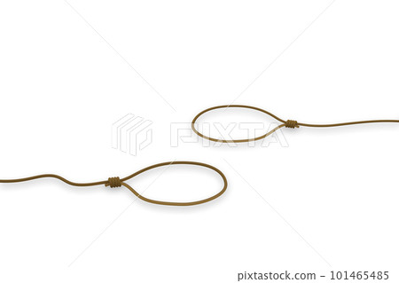 Business people trapped by a rope Business people trapped by a rope 101465485